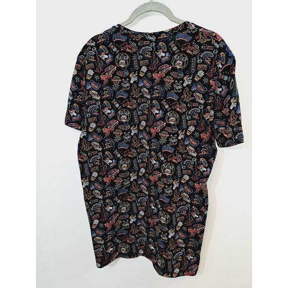 House Brand New! Summer High Black Graphic Tee In Size Medium - Picture 2 of 5